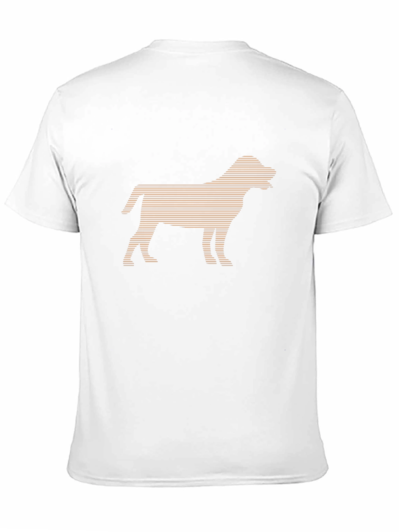 Dog Silhouette Graphic Tee - Black
