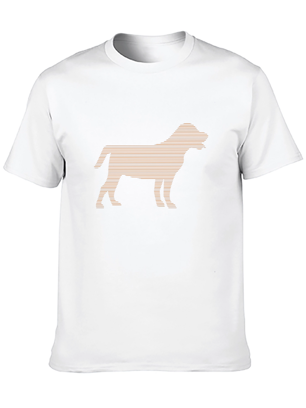 Dog Silhouette Graphic Tee - Black