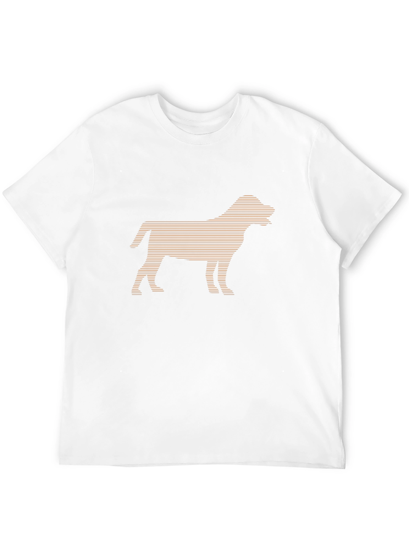 Dog Silhouette Graphic Tee - Black