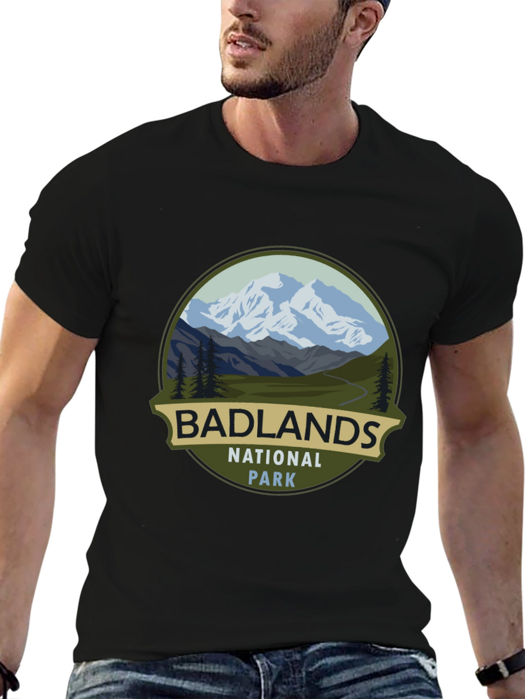 Badlands National Park Graphic Tee - Nature Inspired