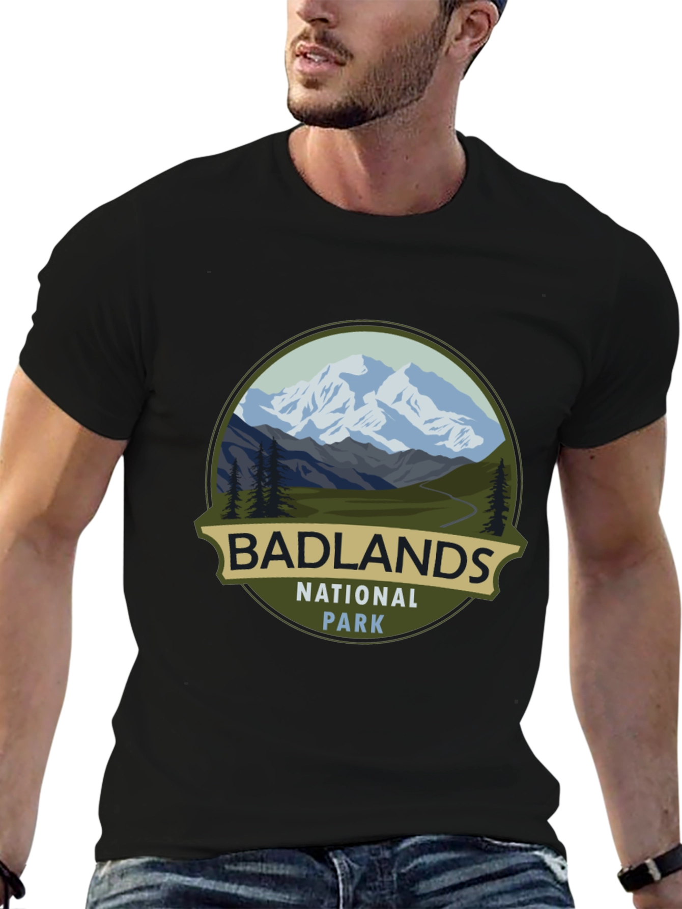 Badlands National Park Graphic Tee - Nature Inspired
