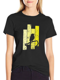Graphic Tee: Bird on Branch