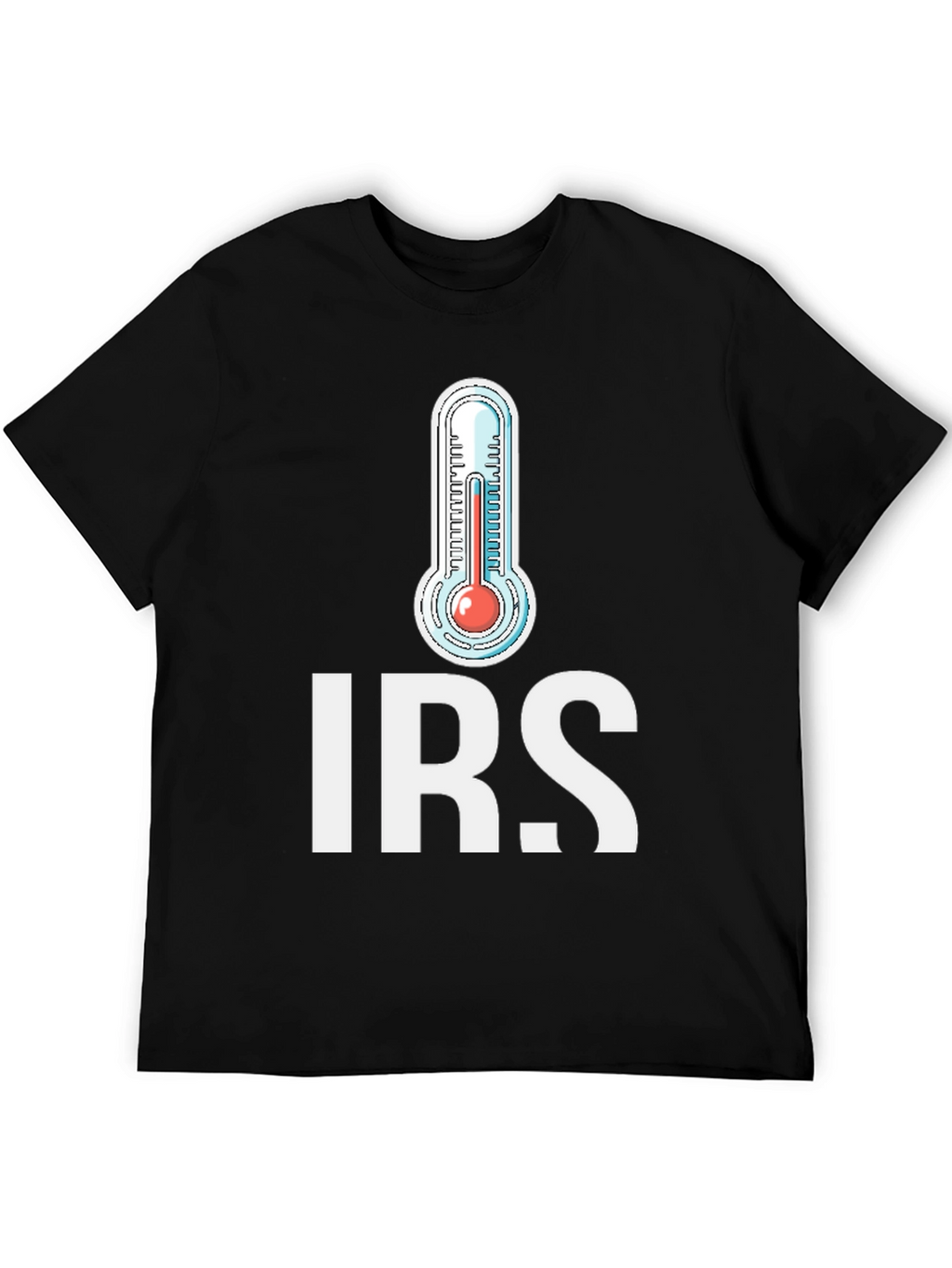 IRS Thermometer Graphic T-Shirt - Black
