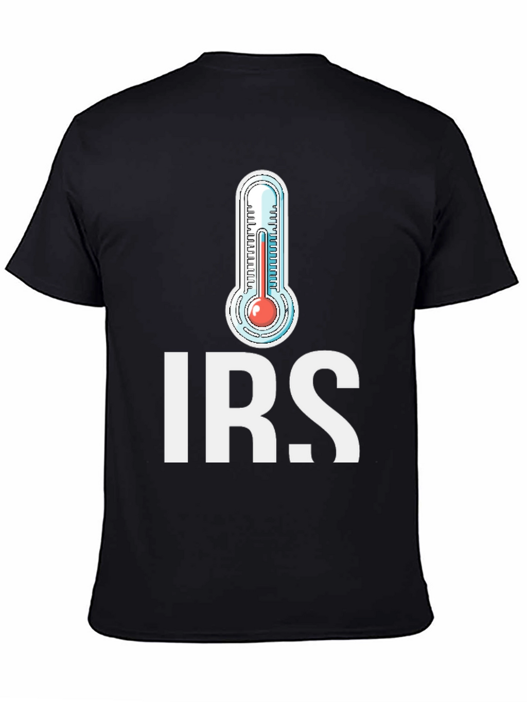 IRS Thermometer Graphic T-Shirt - Black