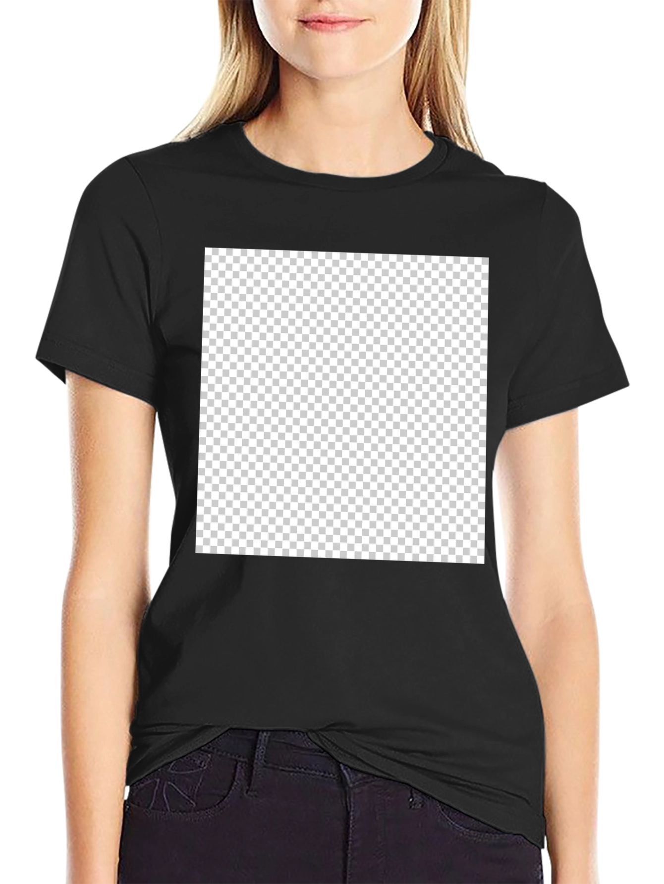Black Crew Neck T-Shirt