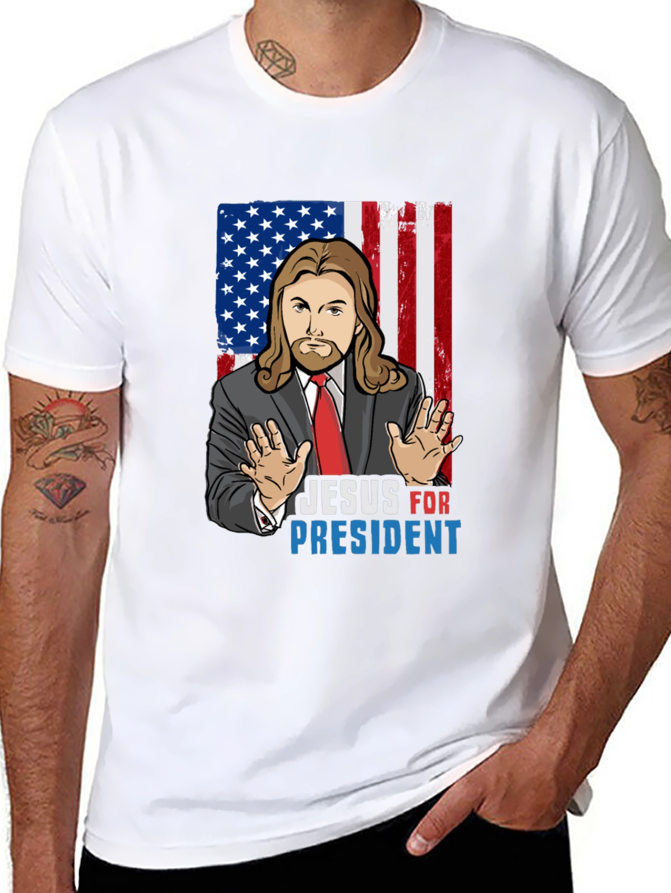 Jesus for President Graphic T-Shirt