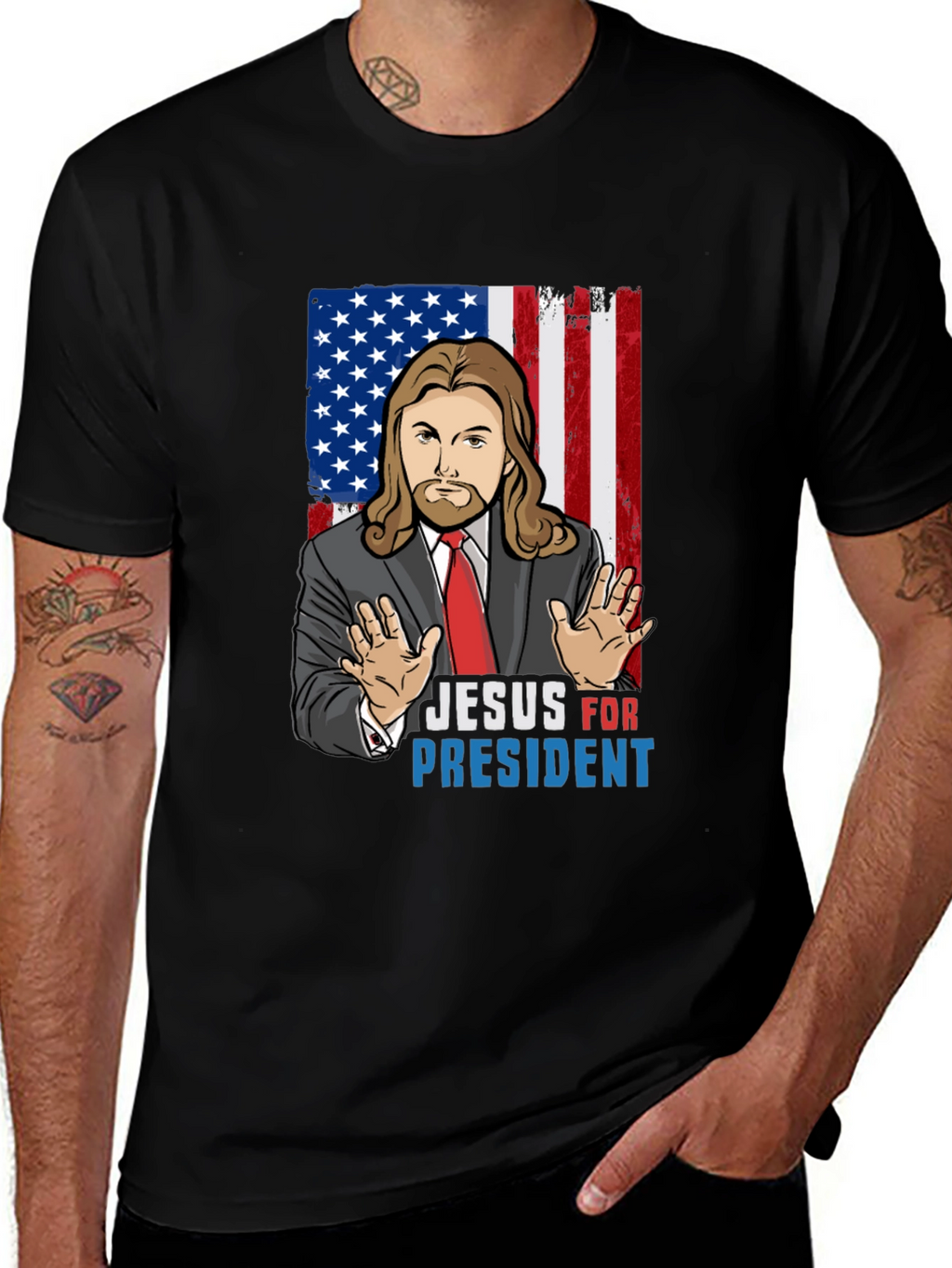 Jesus for President Graphic T-Shirt