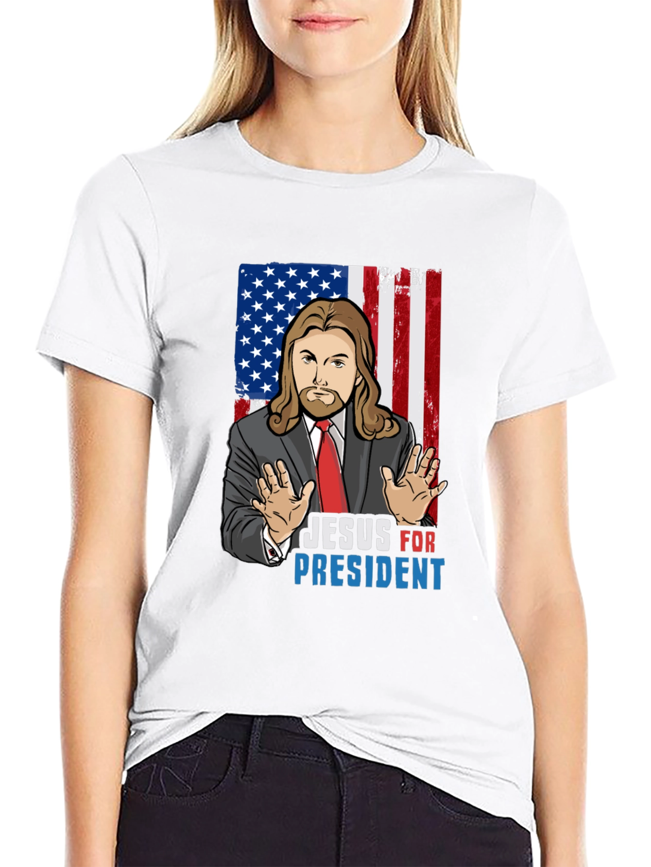 Jesus for President Graphic T-Shirt