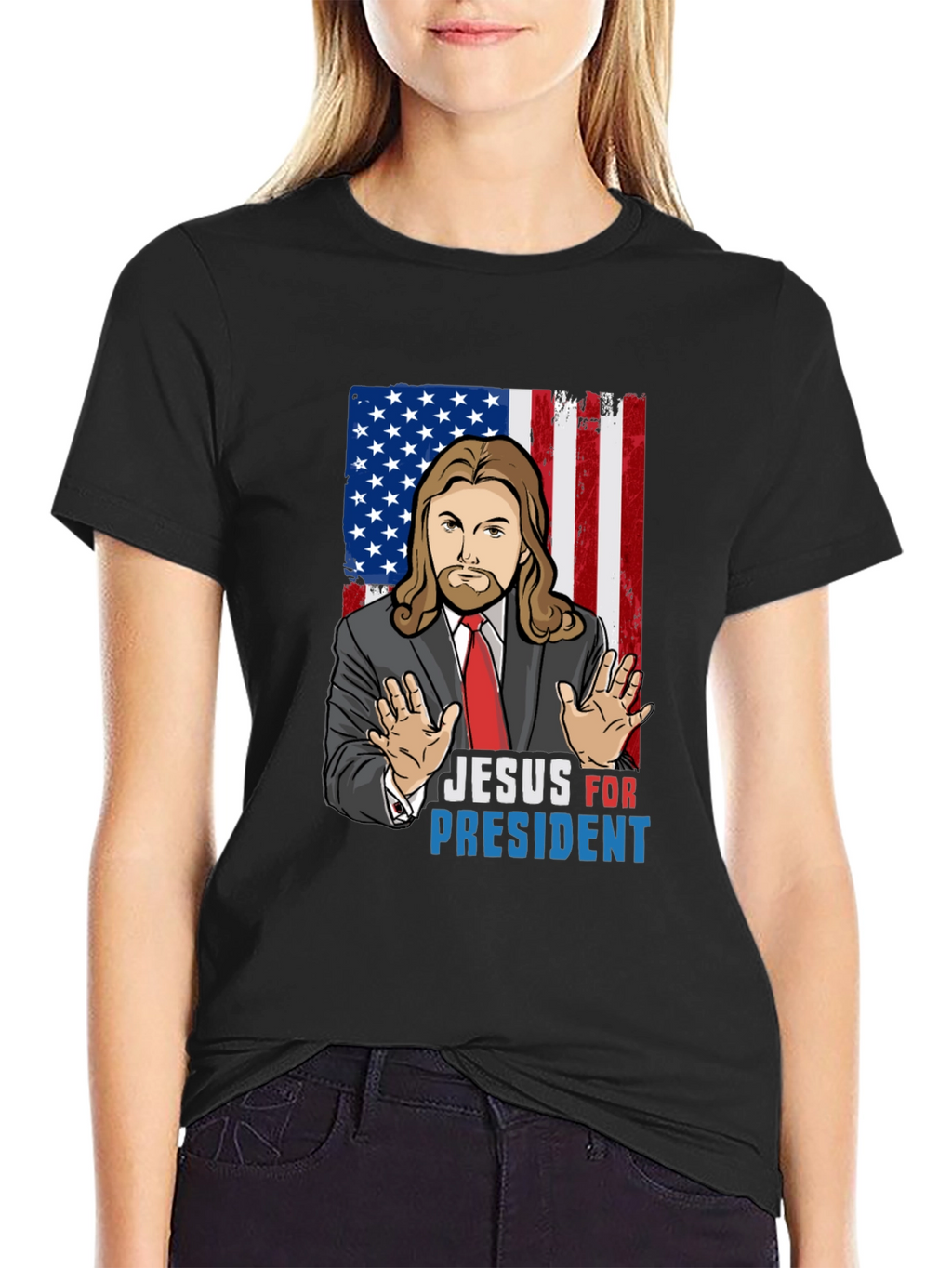 Jesus for President Graphic T-Shirt