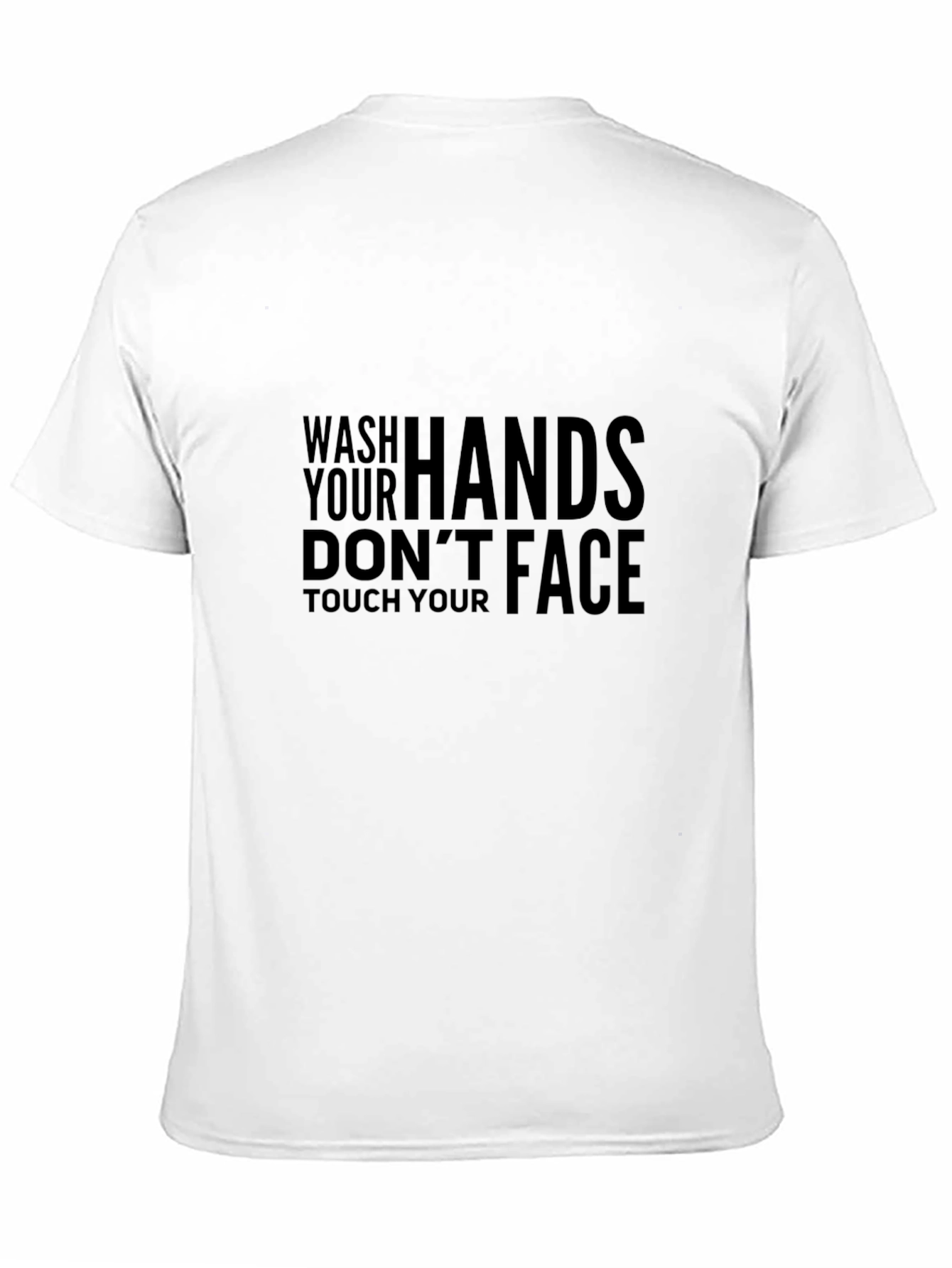 Wash Your Hands Graphic Tee - Black