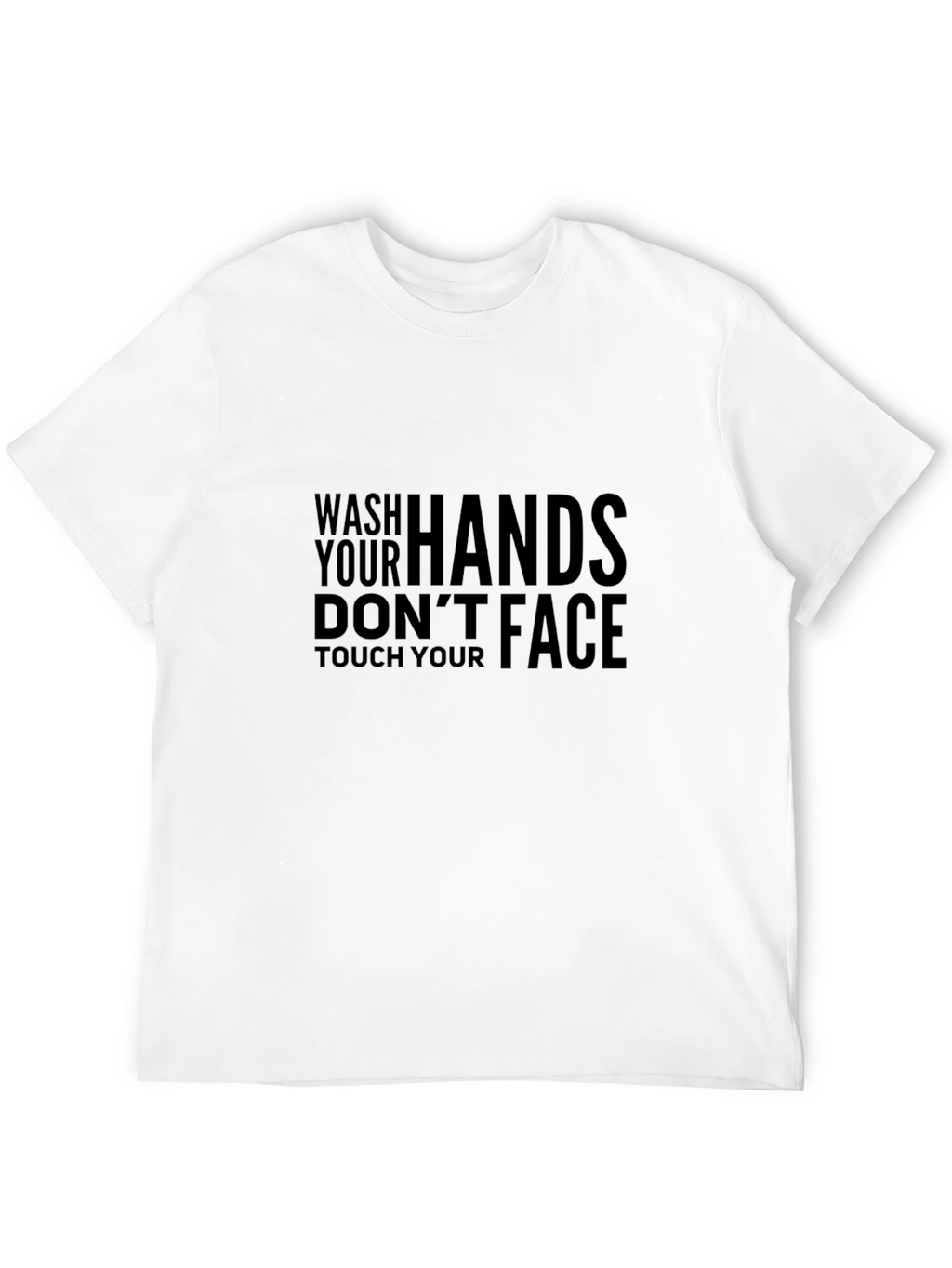 Wash Your Hands Graphic Tee - Black