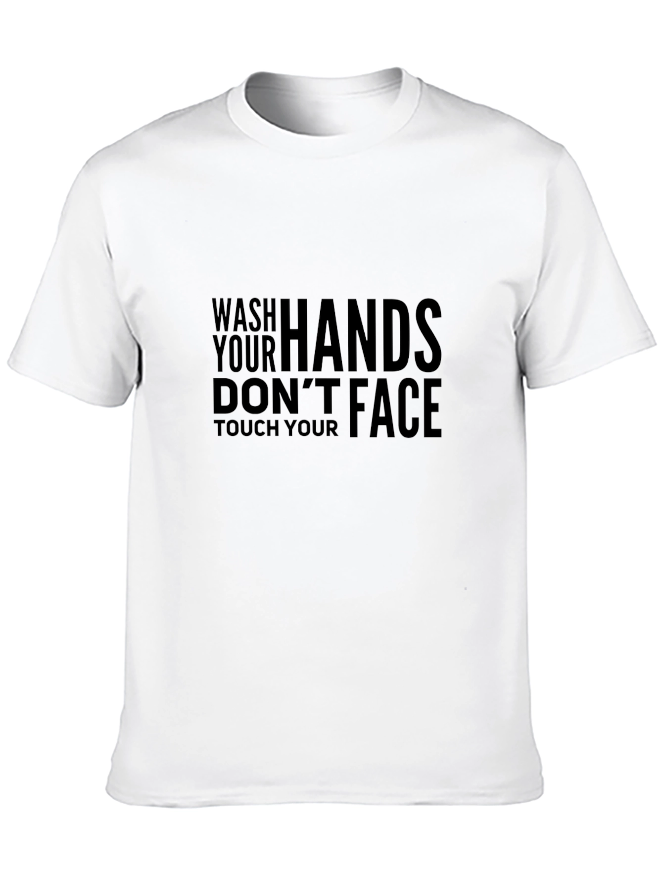 Wash Your Hands Graphic Tee - Black