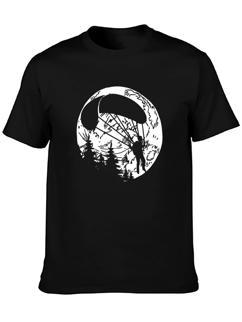 Parachute Graphic Tee - Black