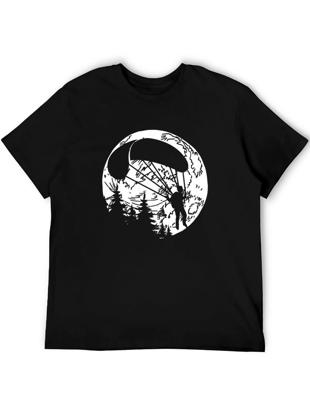 Parachute Graphic Tee - Black