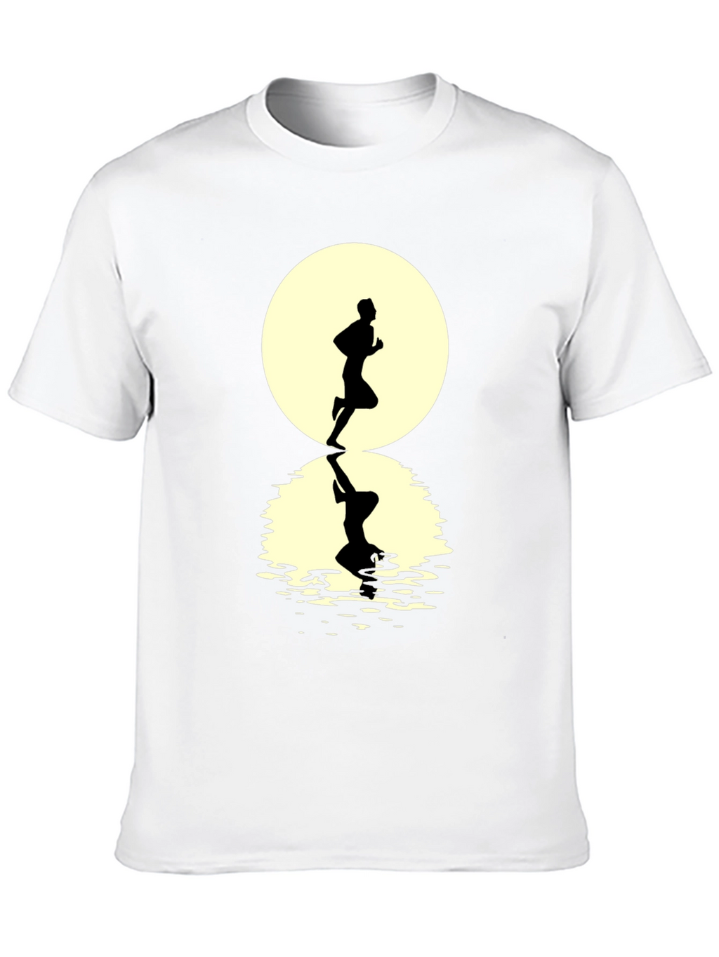 Runner Silhouette T-Shirt - Black Graphic Tee