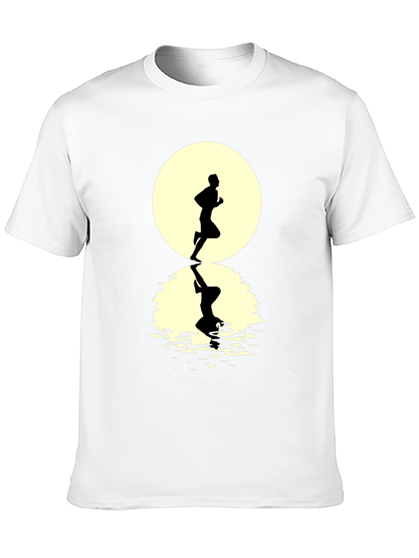 Runner Silhouette T-Shirt - Black Graphic Tee