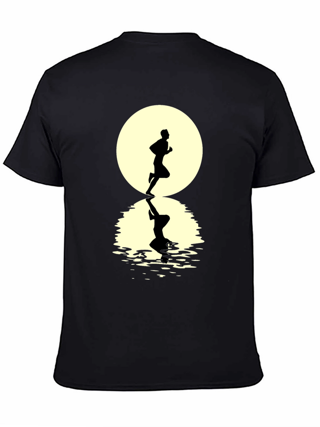 Runner Silhouette T-Shirt - Black Graphic Tee