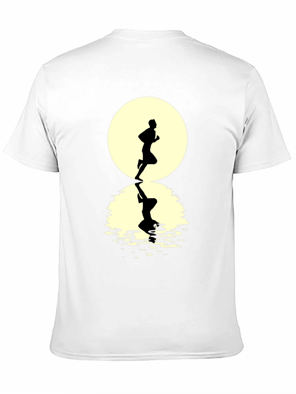 Runner Silhouette T-Shirt - Black Graphic Tee