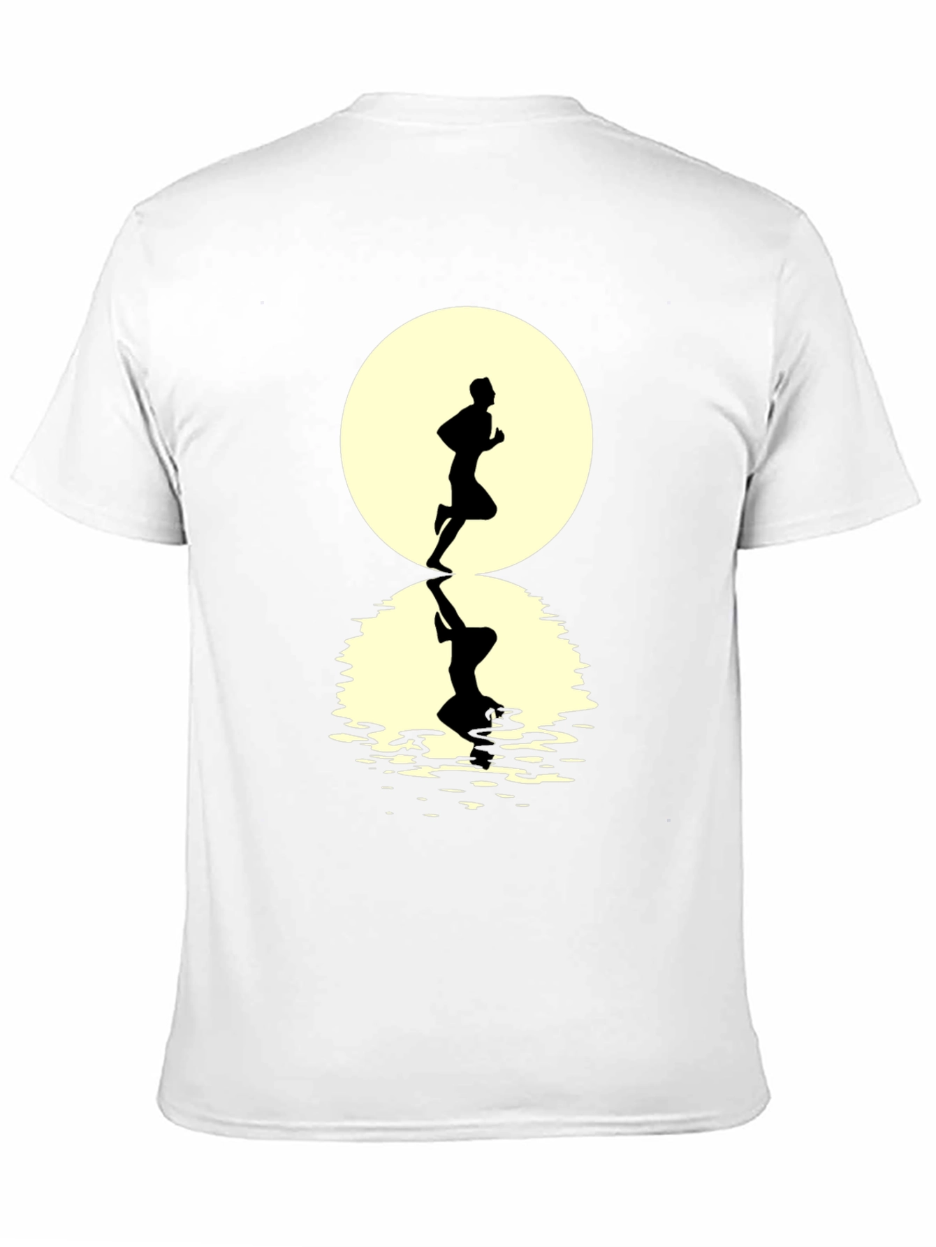 Runner Silhouette T-Shirt - Black Graphic Tee