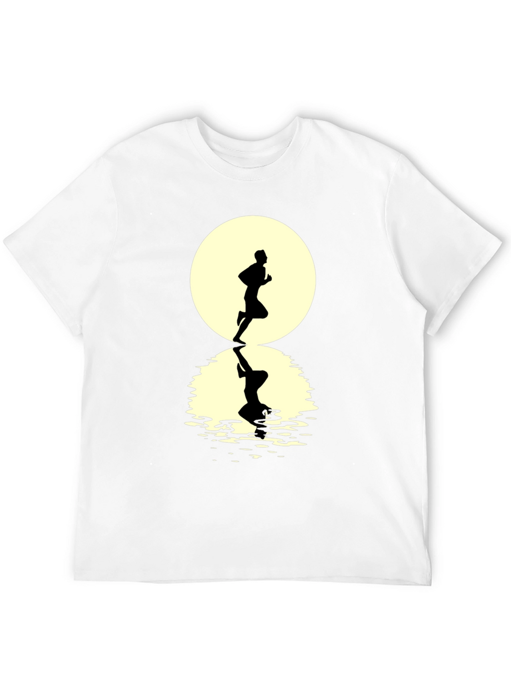 Runner Silhouette T-Shirt - Black Graphic Tee