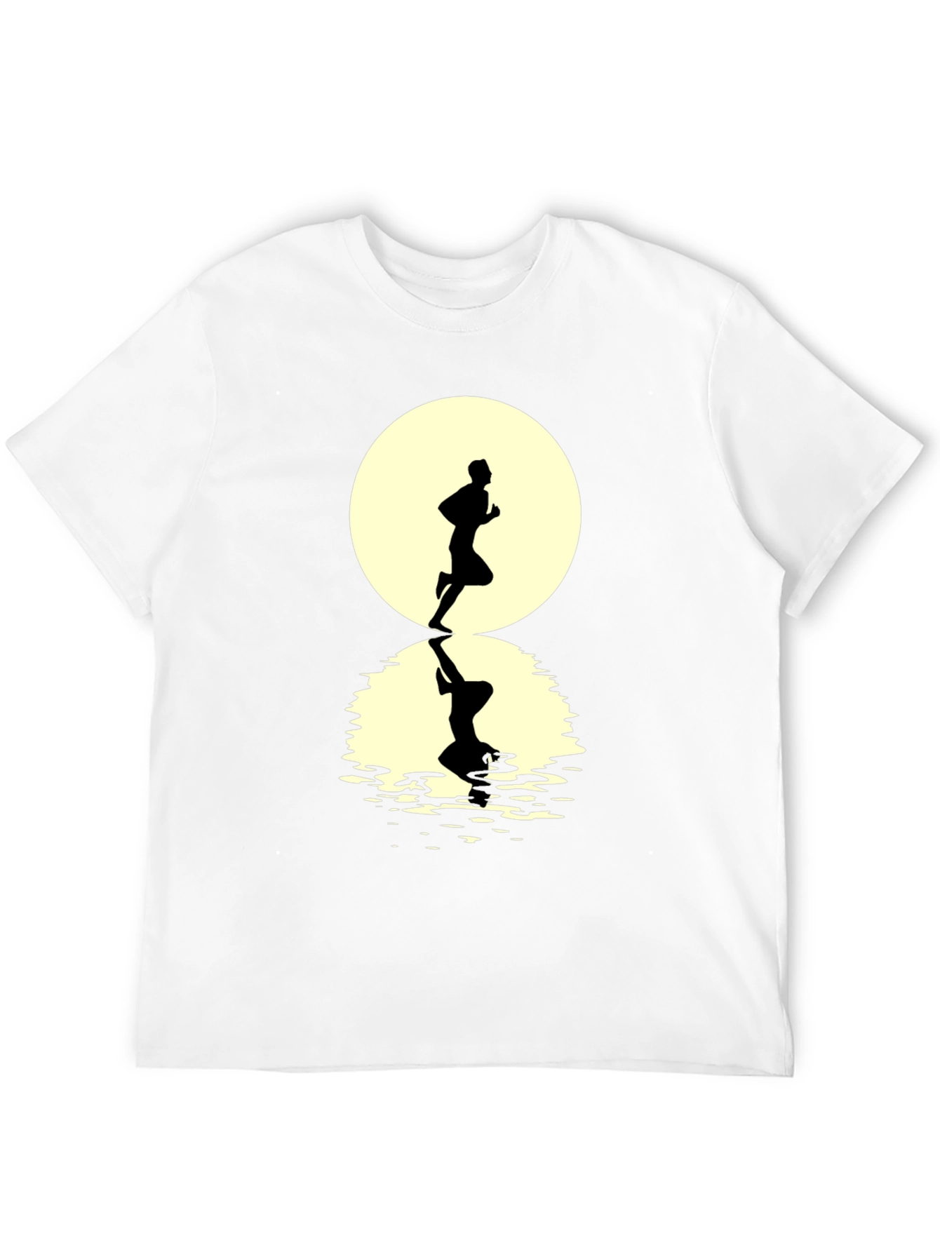 Runner Silhouette T-Shirt - Black Graphic Tee