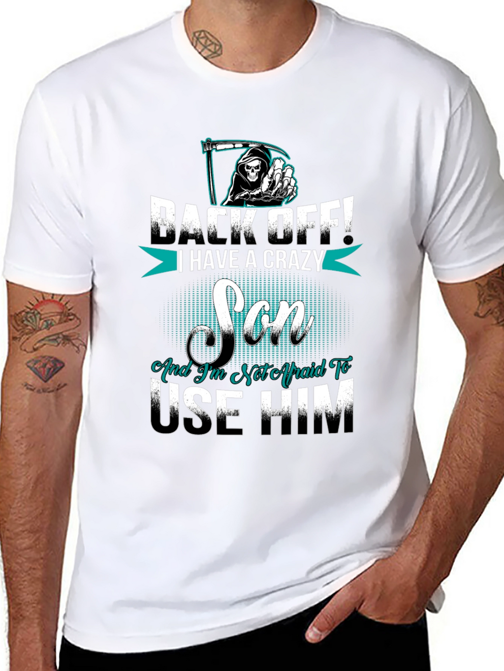 Back Off I Have A Crazy Son Graphic Tee