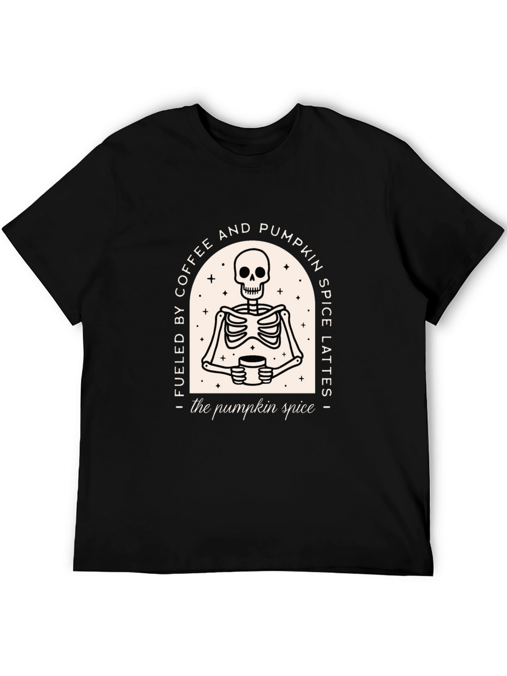 Coffee & Pumpkin Spice Skeleton T-Shirt