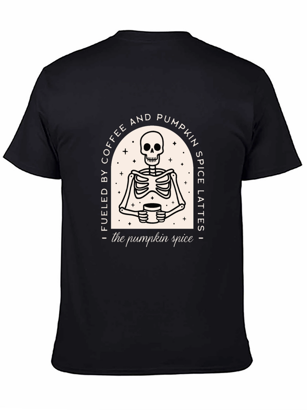 Coffee & Pumpkin Spice Skeleton T-Shirt