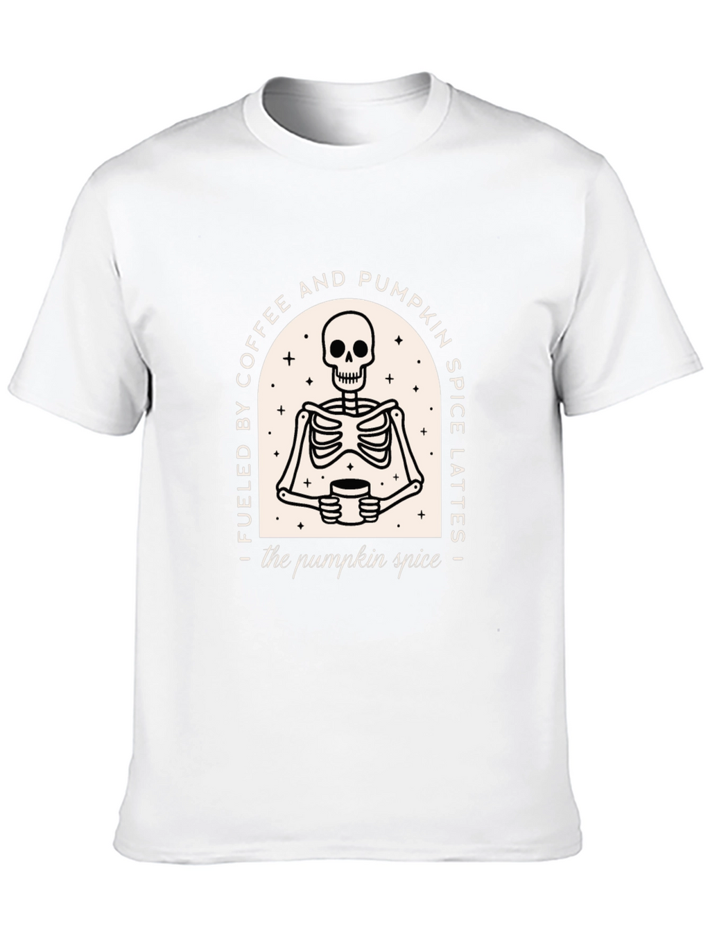 Coffee & Pumpkin Spice Skeleton T-Shirt