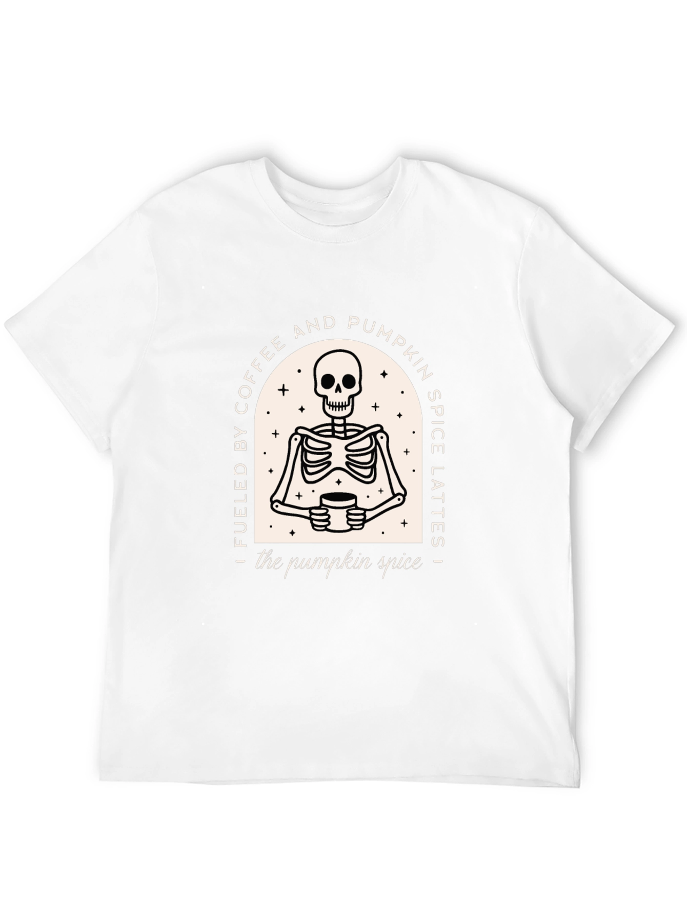 Coffee & Pumpkin Spice Skeleton T-Shirt