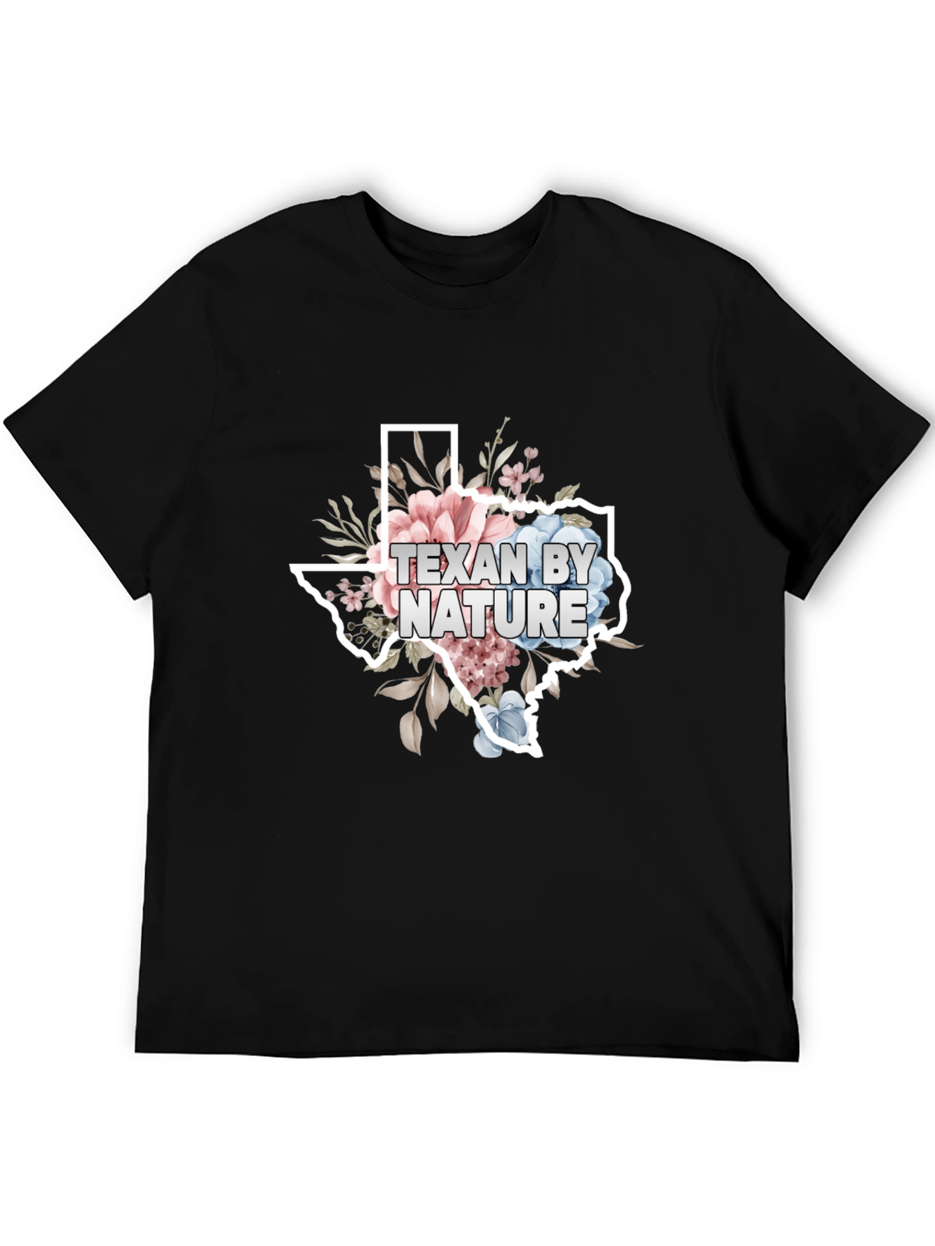 Texan By Nature Floral State T-Shirt