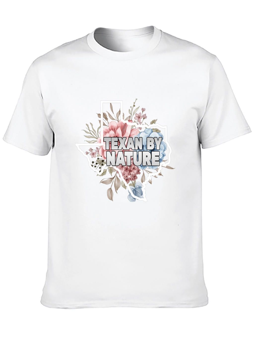 Texan By Nature Floral State T-Shirt