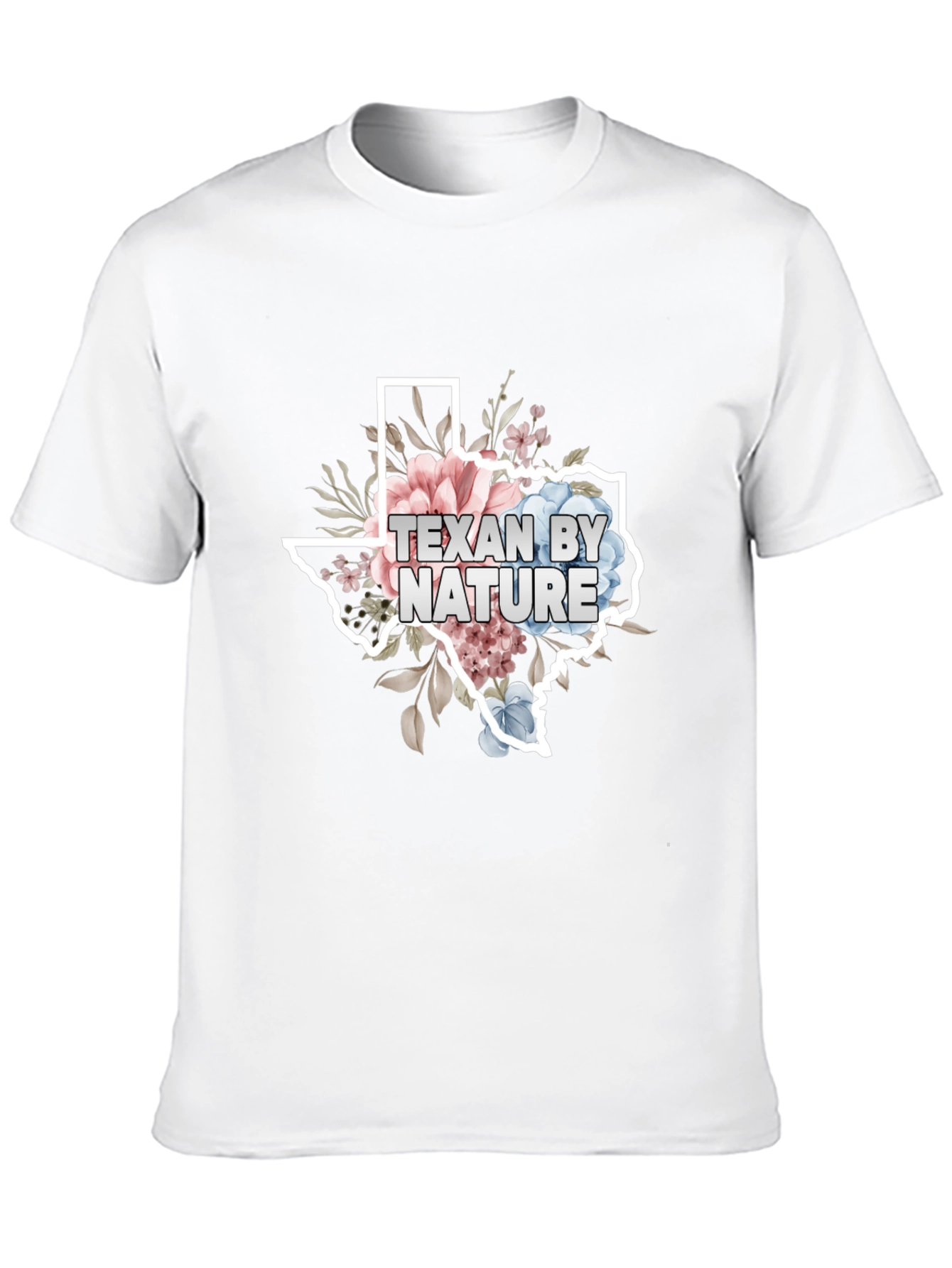 Texan By Nature Floral State T-Shirt