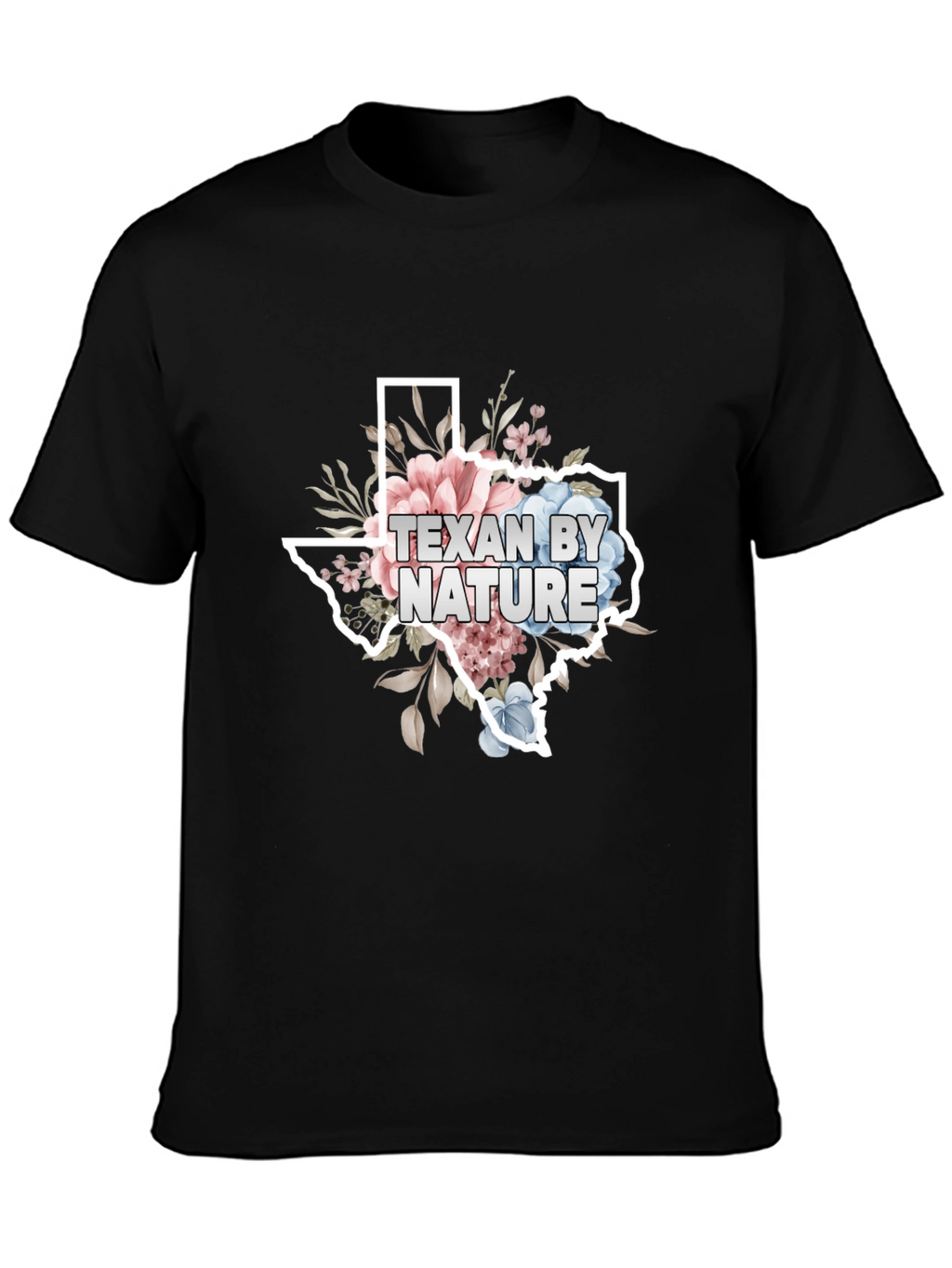 Texan By Nature Floral State T-Shirt