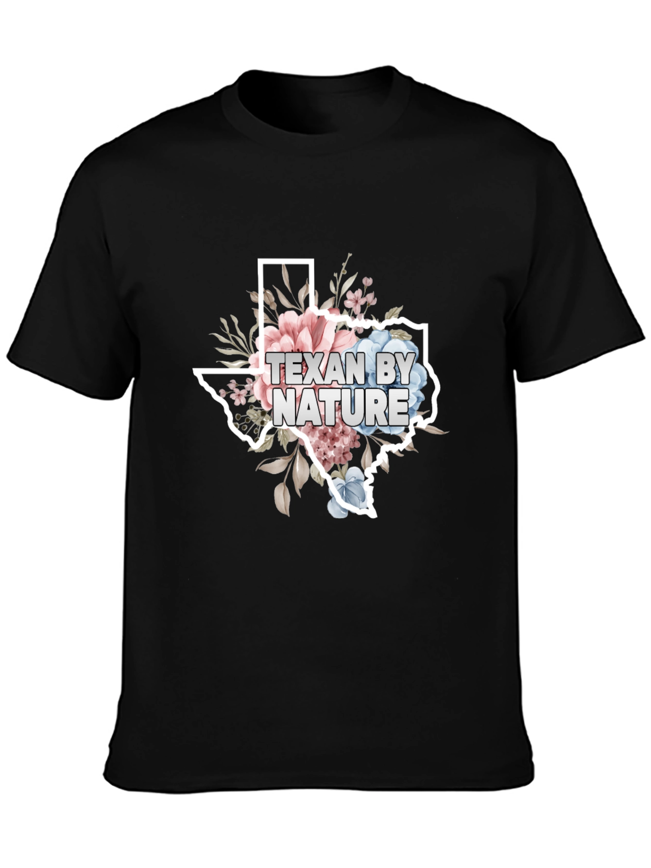 Texan By Nature Floral State T-Shirt