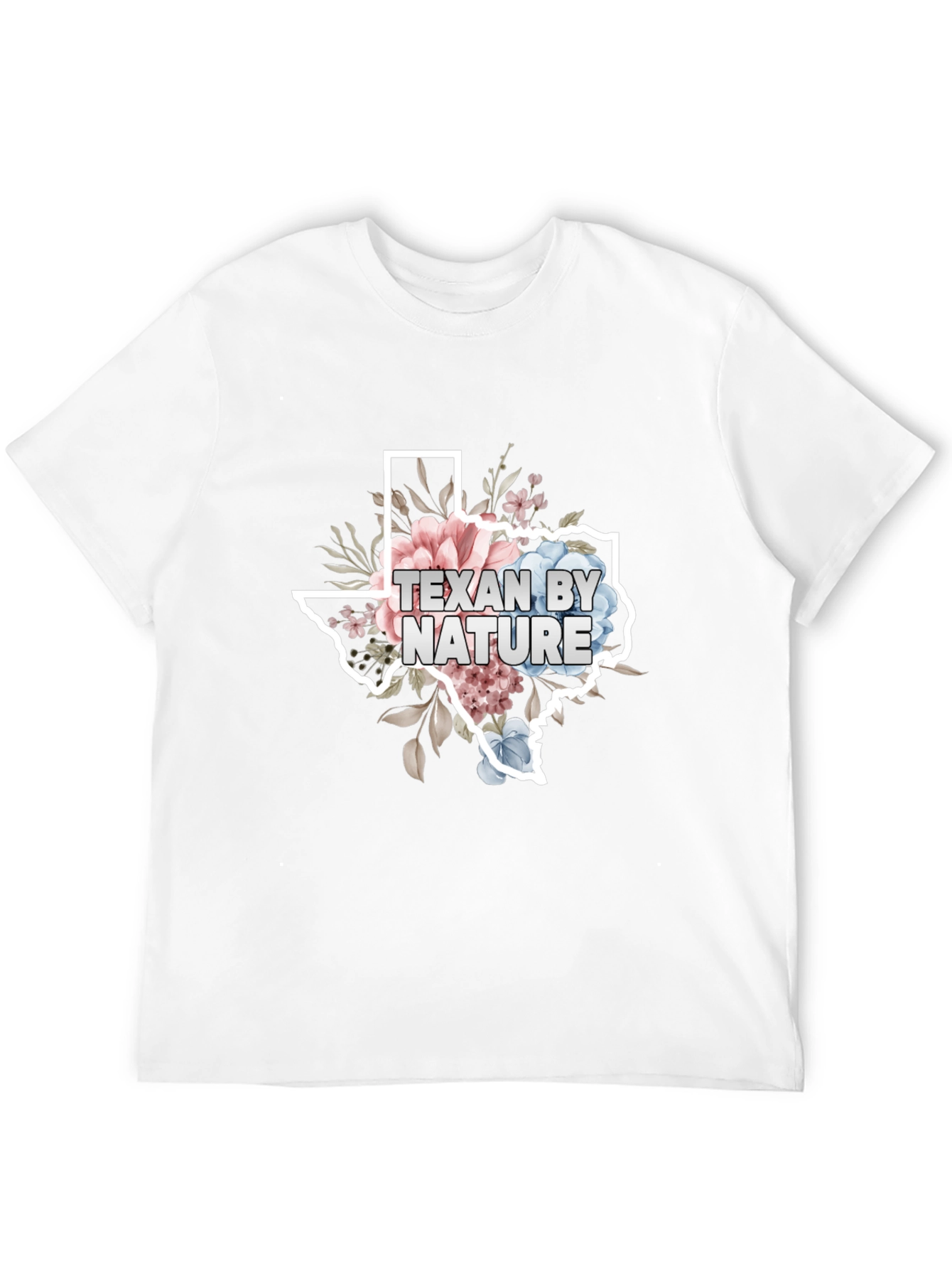 Texan By Nature Floral State T-Shirt
