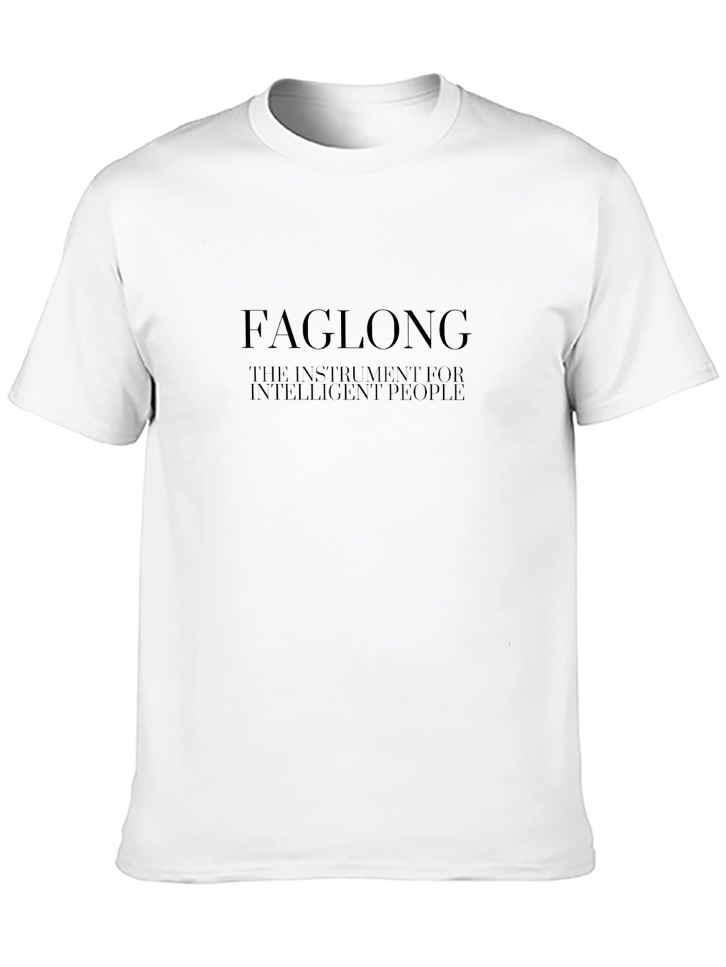 FAGLONG Instrument for Intelligent People Black T-Shirt