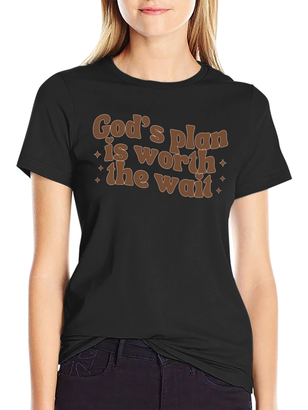 Gods Plan Worth the Wait Graphic Tee