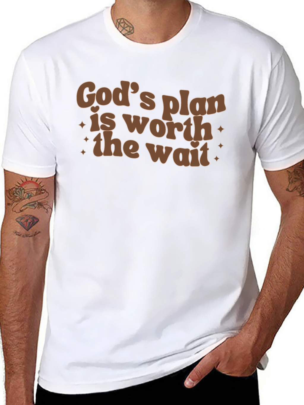 Gods Plan Worth the Wait Graphic Tee
