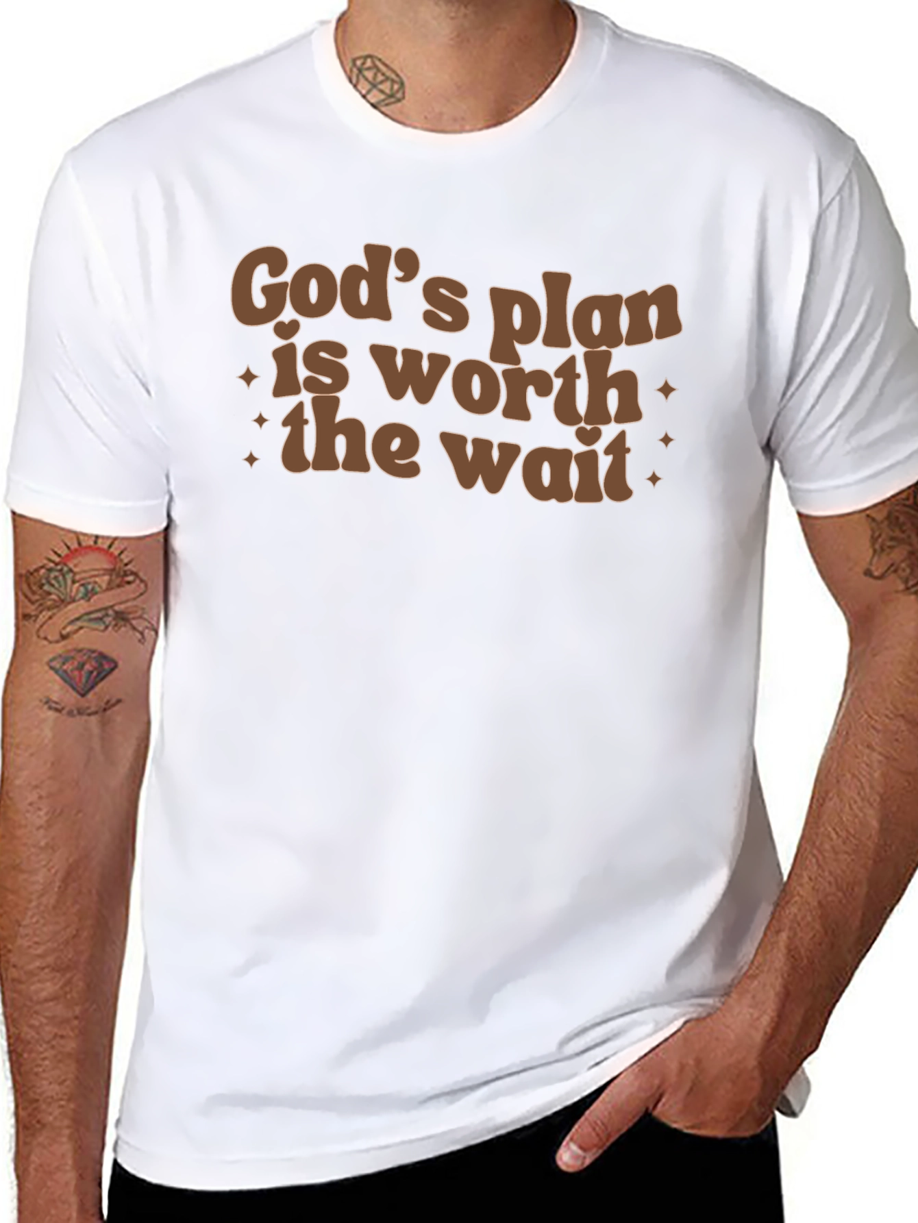 Gods Plan Worth the Wait Graphic Tee