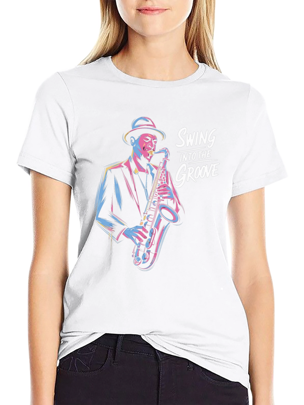 Swing Into The Groove Black T-Shirt