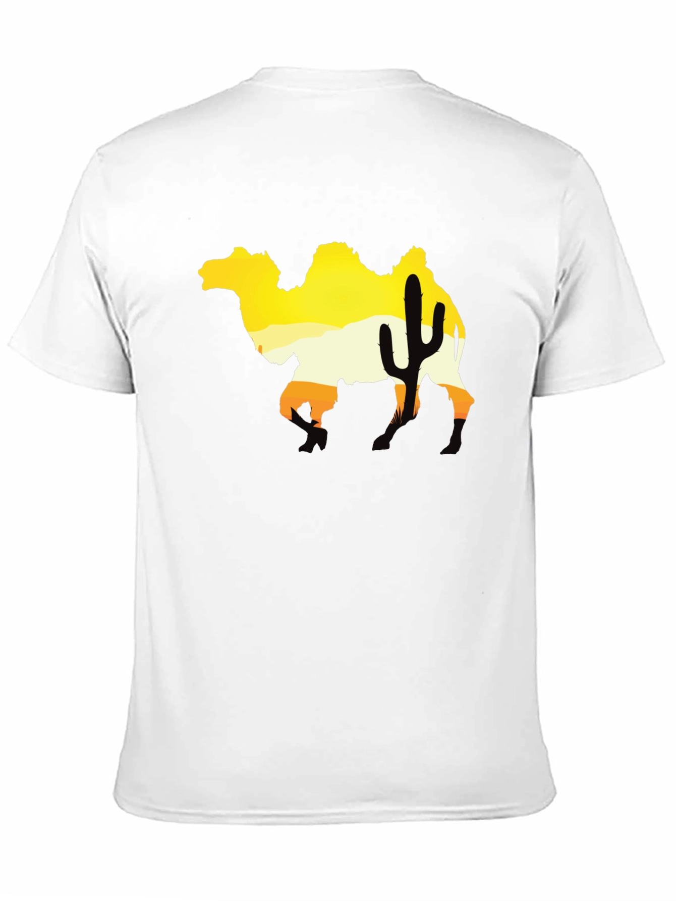 Desert Camel Silhouette Graphic Tee