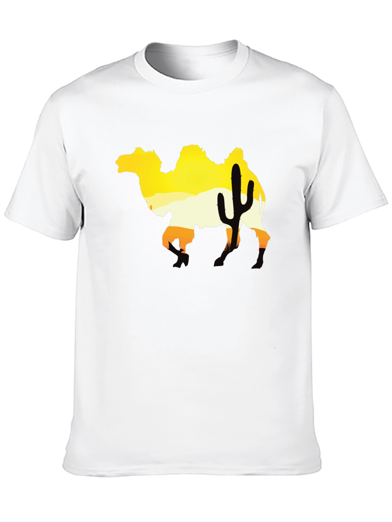 Desert Camel Silhouette Graphic Tee