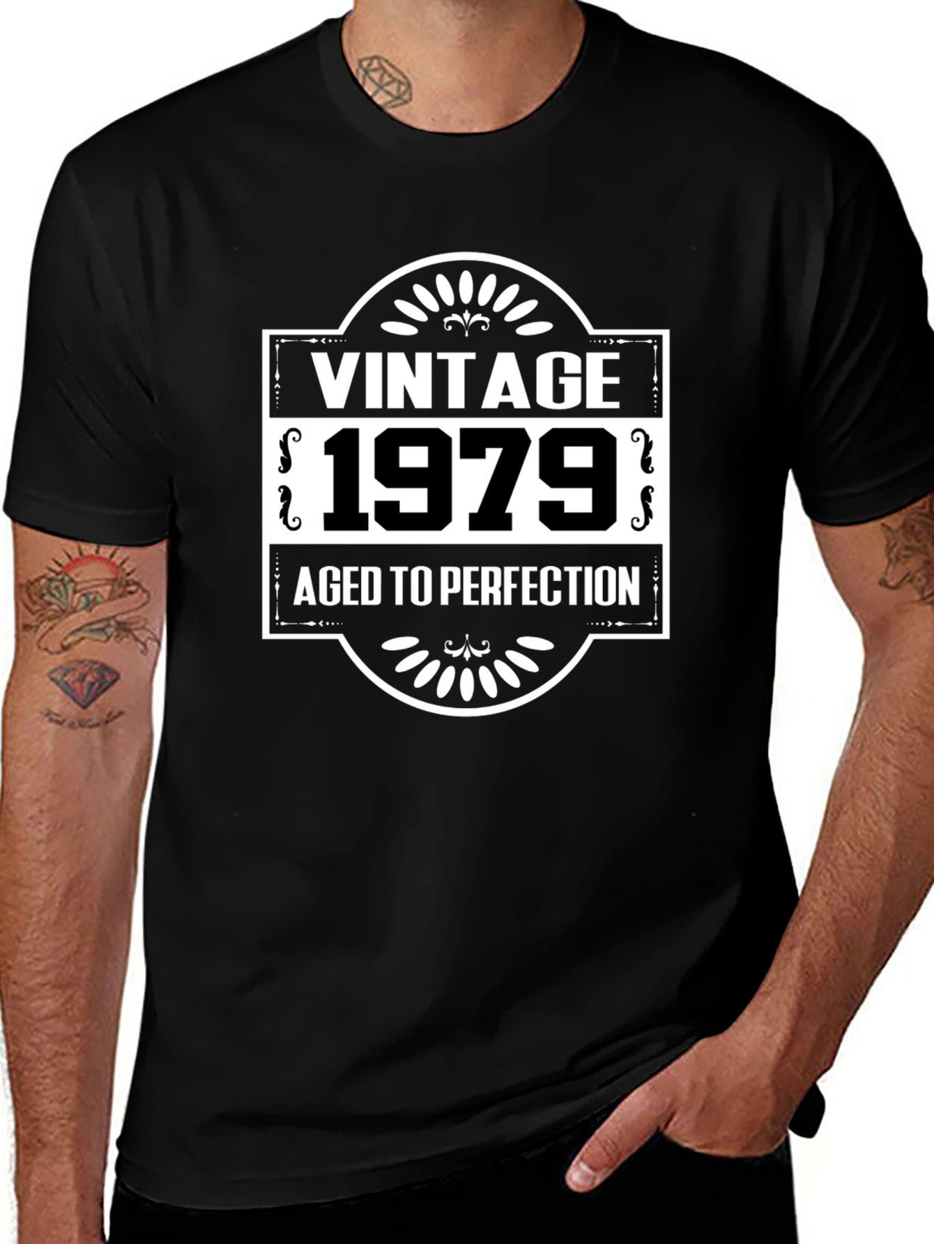 Vintage 1979 Aged to Perfection Graphic T-Shirt