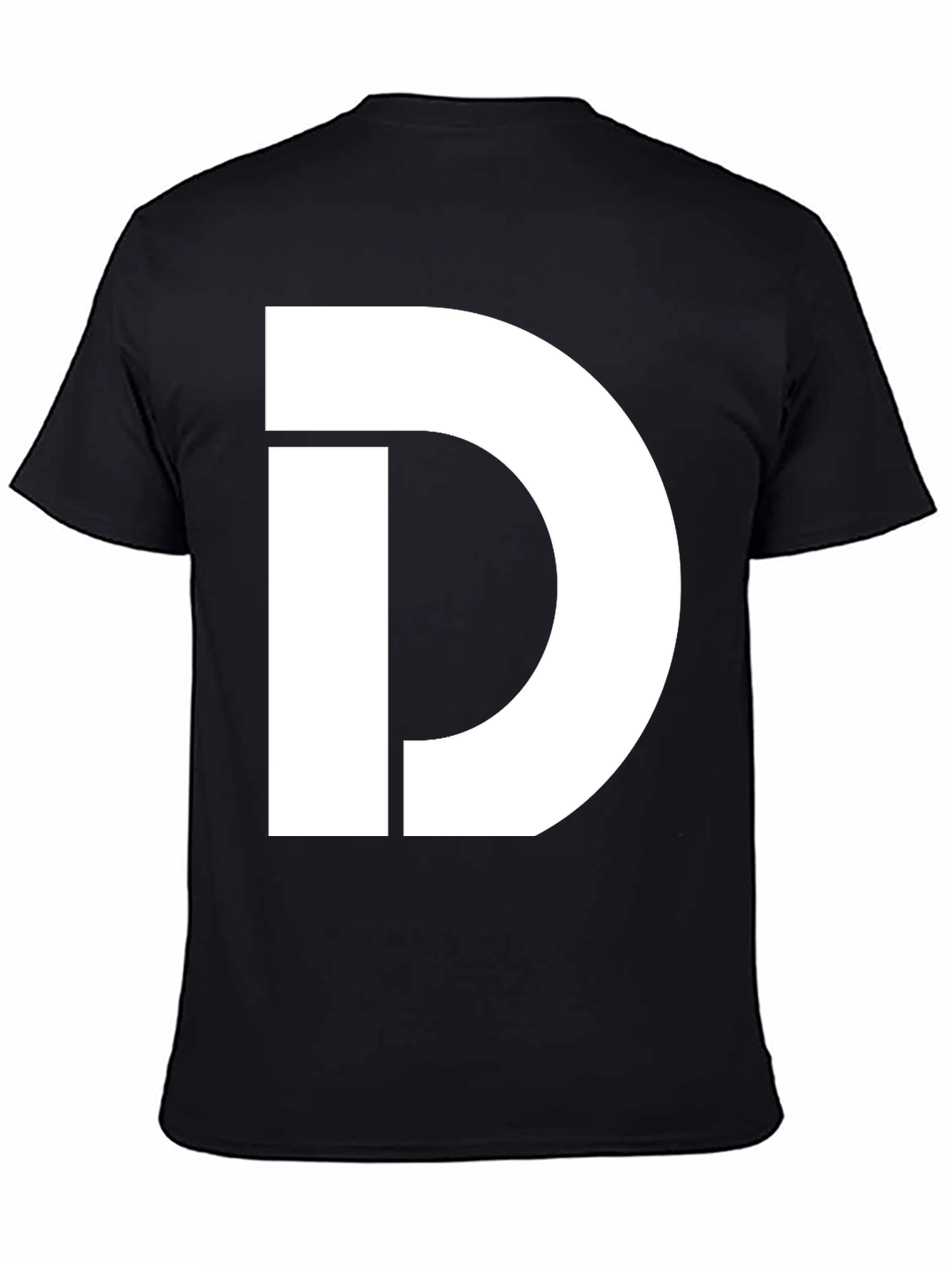Bold D Graphic Black T-Shirt