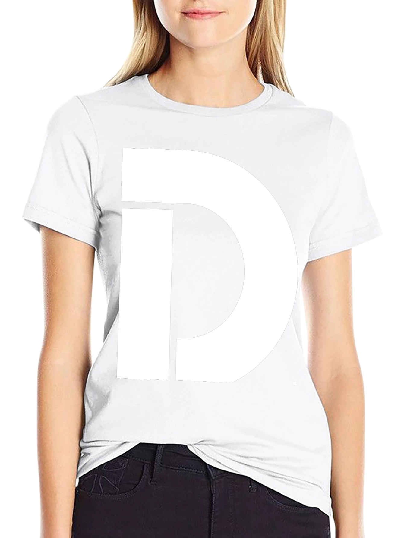 Bold D Graphic Black T-Shirt