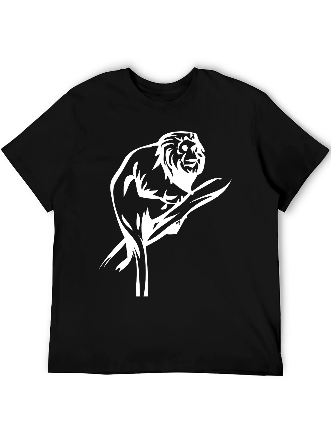 Monkey Graphic T-Shirt - Black Unique Design