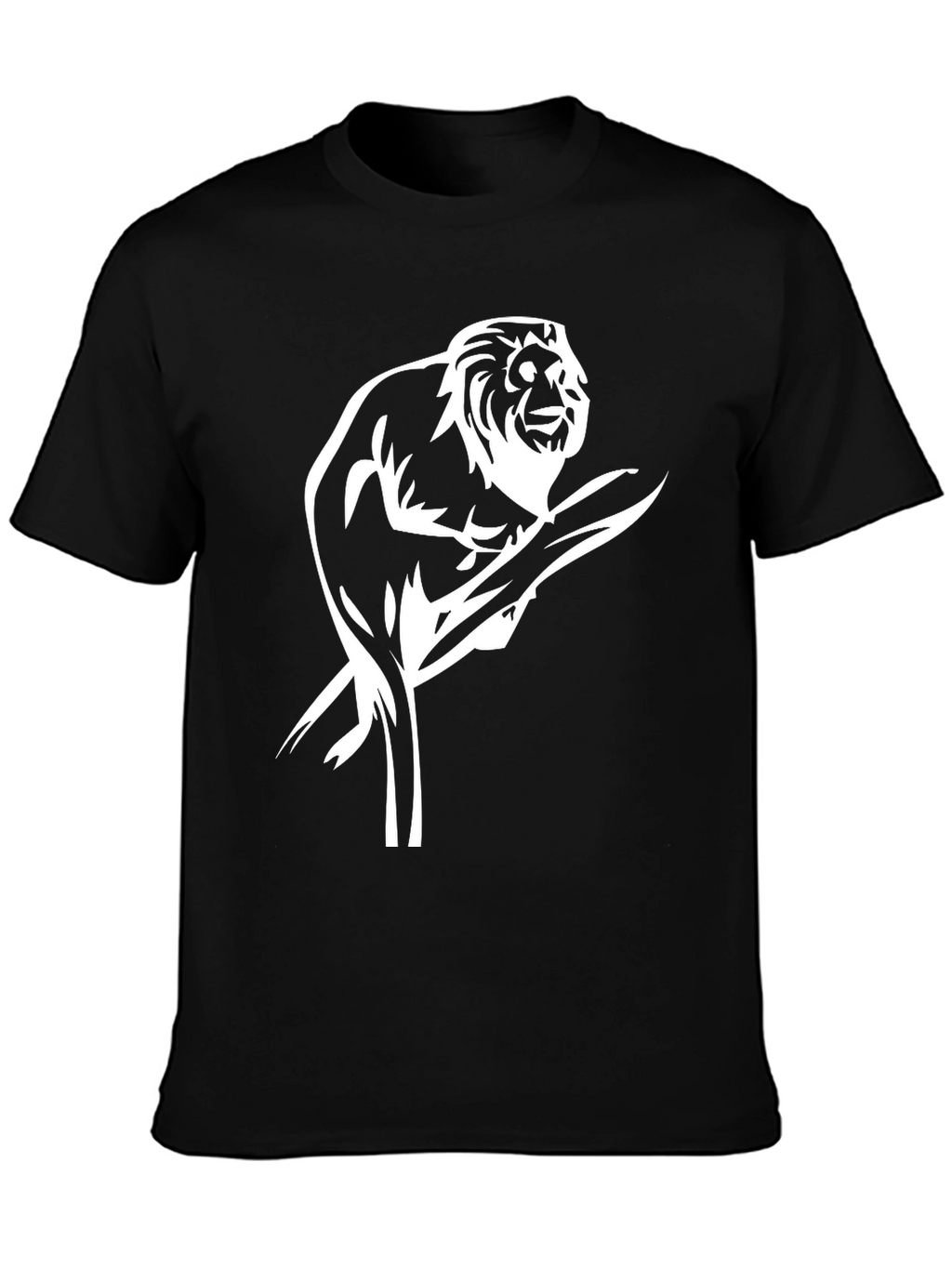 Monkey Graphic T-Shirt - Black Unique Design