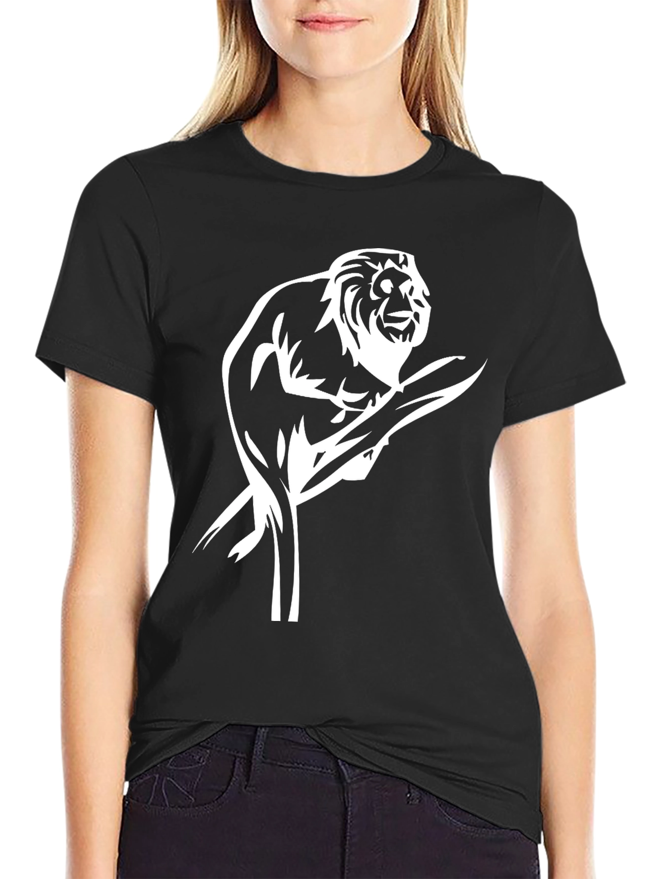 Monkey Graphic T-Shirt - Black Unique Design