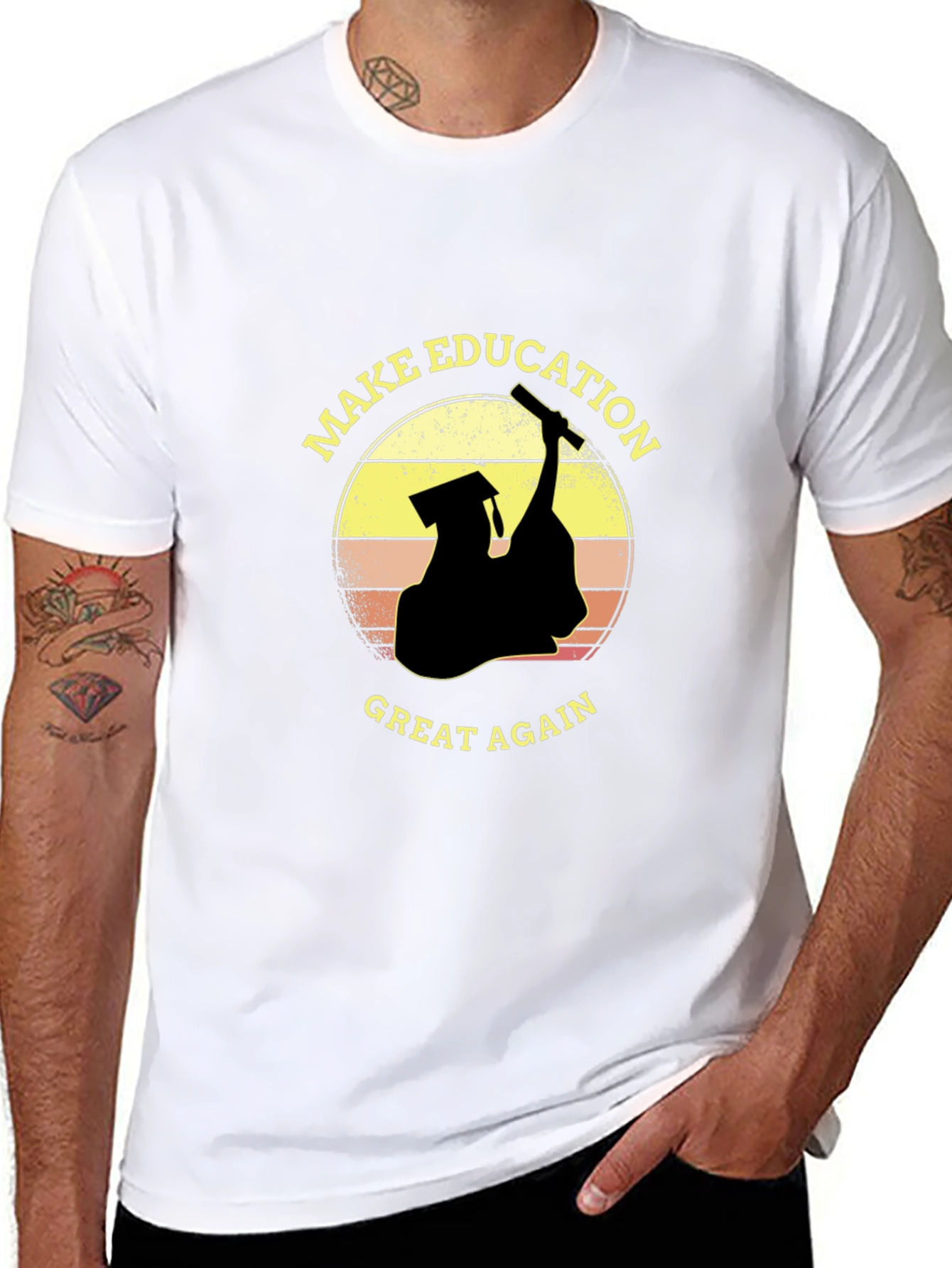 Make Education Great Again Black T-Shirt